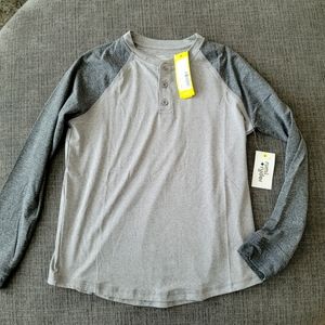 Rumi + Ryder Grey Henley